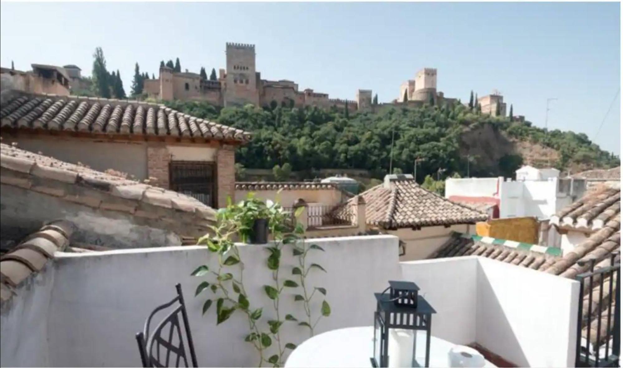 Atico Con Terracita Y Vistas Alhambra, Centro Apartman Granada Kültér fotó